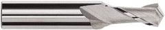 Magafor - 6mm Diam, 0.475" LOC, 2 Flute, 100° Point Angle, Solid Carbide Drill Mill - Bright Finish, 2-3/8" OAL, 0.315" Shank Diam - Americas Industrial Supply