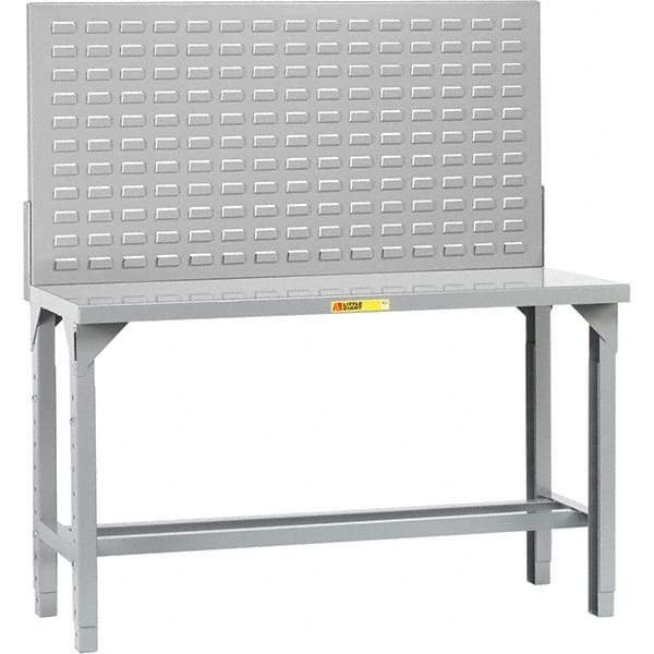 Little Giant - 48 Wide x 30" Deep x 65" High, Steel Workbench - Adjustable Height Legs - Americas Industrial Supply