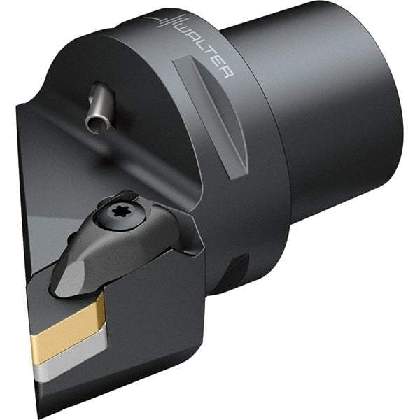 Walter - 93° Lead Angle, Indexable Turning Toolholder - 90mm OAL, Series DDJN-CAPTO-AUSSEN - Americas Industrial Supply