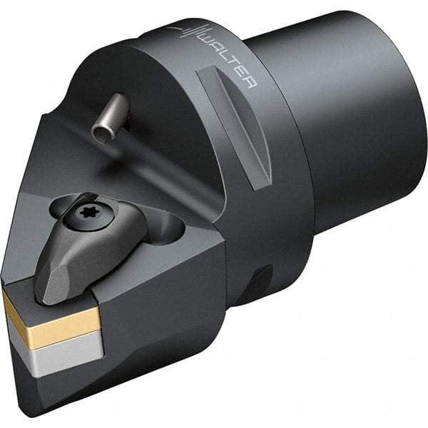 Walter - 75° Lead Angle, Indexable Turning Toolholder - 103mm OAL, Series DSRN-CAPTO-AUSSEN - Americas Industrial Supply
