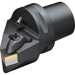 Walter - 75° Lead Angle, Indexable Turning Toolholder - 103mm OAL, Series DSRN-CAPTO-AUSSEN - Americas Industrial Supply
