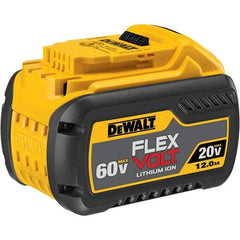 DeWALT - 60 Volt Lithium-Ion Power Tool Battery - 12 Ahr Capacity, 100 min Charge Time, Series 20/60 FLEXVOLT - Americas Industrial Supply