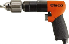 Cleco - 1/2" Keyed Chuck - Pistol Grip Handle, 1,200 RPM, 0.2 LPS, 25 CFM, 1.2 hp, 90 psi - Americas Industrial Supply