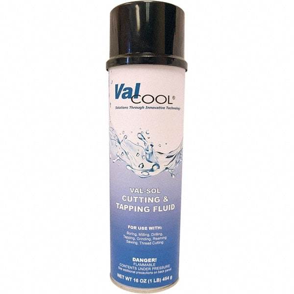 ValCool - Val-Sol, 20 oz Can Cutting & Tapping Fluid - Spray Foam - Americas Industrial Supply