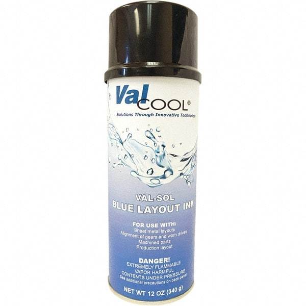 ValCool - Layout Fluid Type: Blue Layout Fluid Volume Capacity: 16 oz. - Americas Industrial Supply