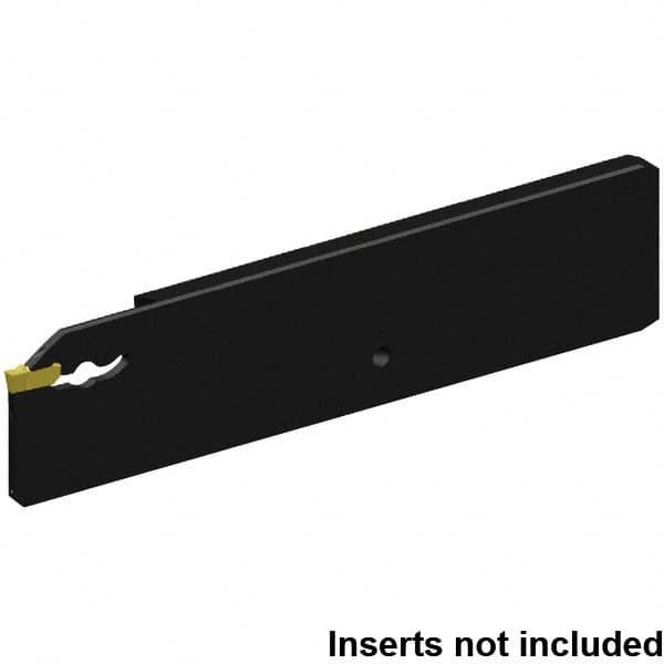 Kennametal - 32mm Blade Height, 7.95mm Blade Width, 125.25mm OAL, Left Hand Cut, Single End Indexable Cut-Off Blade - 40mm Max Depth of Cut, EVBH Blade, Beyond Evolution Series - Americas Industrial Supply