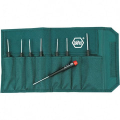 Wiha - 8 Piece Torx Screwdriver Set - Comes in Canvas Pouch - Americas Industrial Supply
