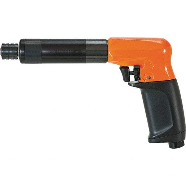 Cleco - 1/4" Bit Holder, 260 RPM, Pistol Grip Handle Air Screwdriver - 0.3 to 3.8 Ft/Lb Torque, 1/4" Inlet, 11 CFM - Americas Industrial Supply