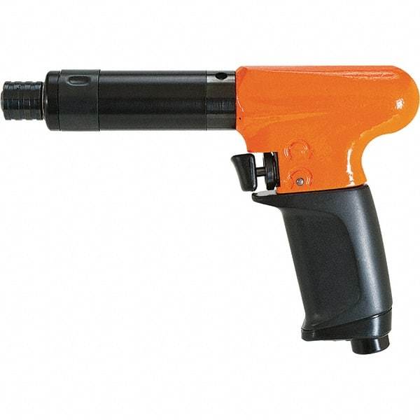 Cleco - 1/4" Bit Holder, 1,100 RPM, Pistol Grip Handle Air Screwdriver - 5 to 140 Ft/Lb Torque, 1/4" Inlet, 22 CFM - Americas Industrial Supply