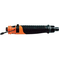 Cleco - 1/4" Bit Holder, 2,300 RPM, Inline Handle Air Screwdriver - 0.3 to 1.6 Ft/Lb Torque, 1/8" Inlet, 11 CFM - Americas Industrial Supply