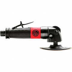 Chicago Pneumatic - 5" Max Disc, 12,000 RPM, Pneumatic Handheld Disc Sander - 36 CFM, 3/8" Inlet, 1.5 hp, 90 psi - Americas Industrial Supply