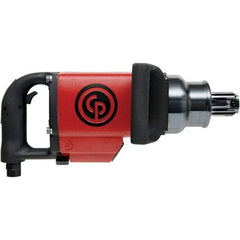 Chicago Pneumatic - #5 Spline Drive, 3,500 RPM, 3,600 Ft/Lb Torque Impact Wrench - D-Handle, 51.5 CFM, 90 psi, 1/2" NPT Inlet - Americas Industrial Supply