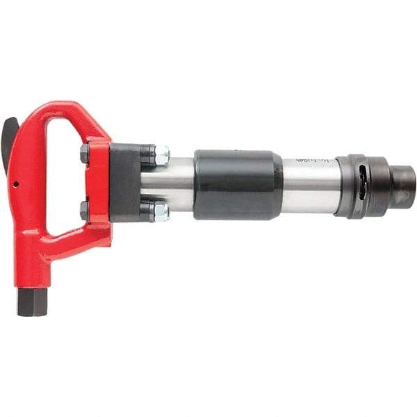 Chicago Pneumatic - 1,700 BPM, 4" Stoke Length, Pneumatic Chipping Hammer - 33 CFM, 7/8 NPT - Americas Industrial Supply