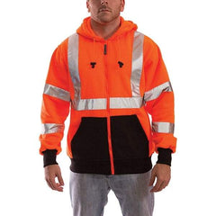 Tingley - Size 4XL Jacket - High Visbility Orange, Polyester, Zipper Closure, 60 to 62" Chest - Americas Industrial Supply