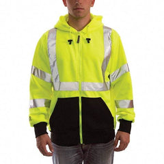 Tingley - Size 2XL Jacket - High Visbility Lime, Polyester, Zipper Closure, 52 to 54" Chest - Americas Industrial Supply