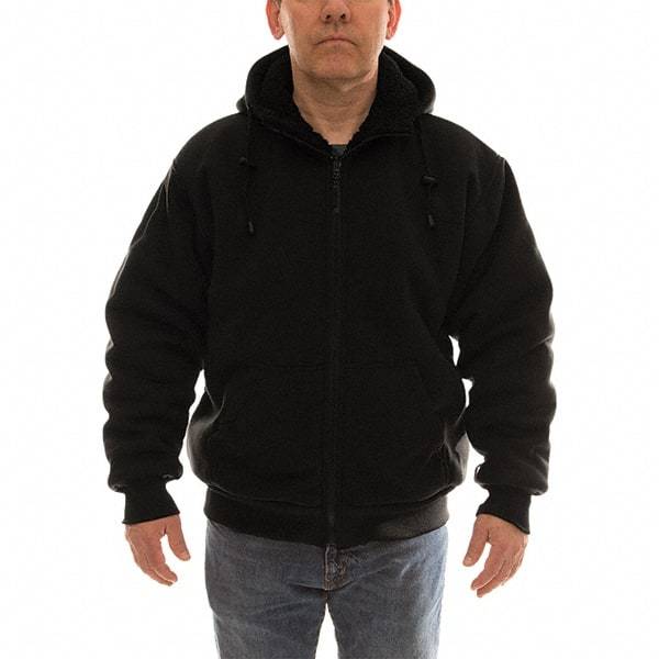 Tingley - Size S Jacket - Black, Polyester & Cotton, Zipper Closure, 36 to 38" Chest - Americas Industrial Supply