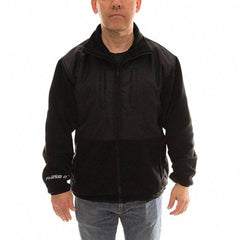 Tingley - Size XL Jacket - Black, Polyester, Zipper Closure, 48 to 50" Chest - Americas Industrial Supply