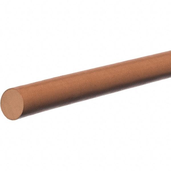 Value Collection - 25' Long, Standard Round Viton Cord - 7/64" Diam, Brown - Americas Industrial Supply