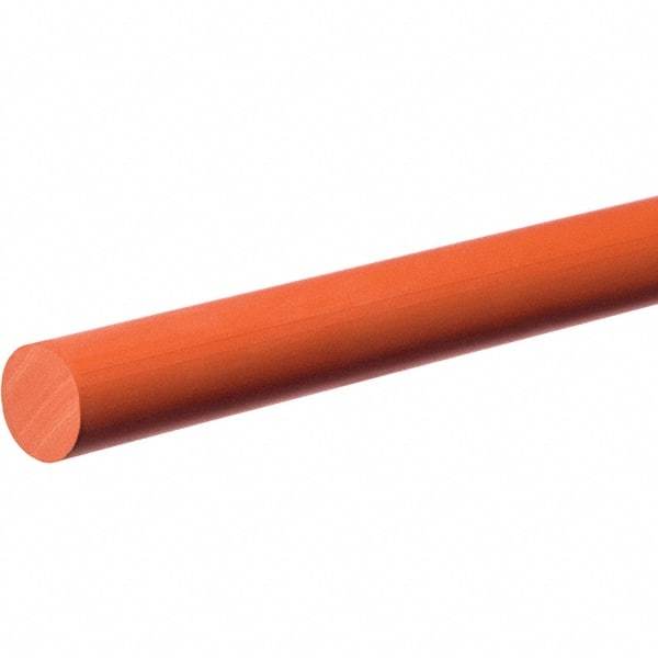 Value Collection - 100' Long, Soft Round Silicone Cord - 7/32" Diam, Red - Americas Industrial Supply
