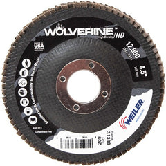 4 1/2″ - 7/8″ - 60 Grit - T29 Zirconium Wolverine Fast Cut Flap Disc - Americas Industrial Supply