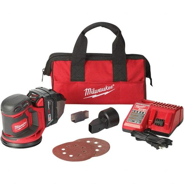 Milwaukee Tool - Electric Orbital Sanders Sander Type: Cordless Random Orbital Random Orbit: Yes - Americas Industrial Supply