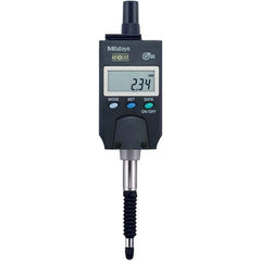 Mitutoyo - 0 to 5mm Range, 0.001 & 0.01mm Graduation, Electronic Drop Inidicator - Lug Back, 0.003mm Accuracy, LCD Display, Metric - Americas Industrial Supply