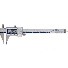 Mitutoyo - 0 to 6" Range 0.01mm Resolution, Electronic Caliper - Steel with 40mm Steel Jaws, 0.001" Accuracy, SPC Output - Americas Industrial Supply
