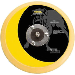 Mirka - 6" Diam Adhesive/PSA Disc Backing Pad - Medium Density, 12,000 RPM - Americas Industrial Supply