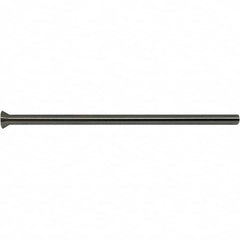 Gibraltar - 0.092" Pin Diam, 0.165" Head Diam x 0.1155" Head Height, 2-1/2" OAL, Conical Pin - High Speed Steel - Americas Industrial Supply