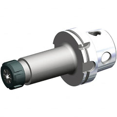 Kennametal - 0.5mm to 10mm Capacity, 100mm Projection, Modular Connection, ER16 Collet Chuck - 131.95mm OAL, 63mm Shank Diam - Exact Industrial Supply