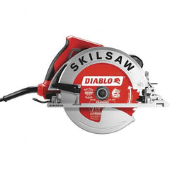 Skilsaw - 15 Amps, 7-1/4" Blade Diam, 5,300 RPM, Electric Circular Saw - 120 Volts, 10' Cord Length, 5/8" Arbor Hole, Left Blade - Americas Industrial Supply