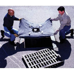 UltraTech - 4' Long x 3' Wide, Ultra X-TEX Drain Guard - Black, Use for Stormwater/Construction Compliance - Americas Industrial Supply