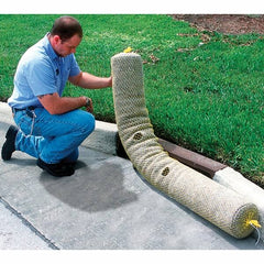 UltraTech - 10' Long x 8' Wide, Polypropylene Grate Guard - 9" Diam, Black, Use for Stormwater/Construction Compliance - Americas Industrial Supply