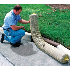 UltraTech - 8' Long x 8' Wide, Polypropylene Grate Guard - 9" Diam, Black, Use for Stormwater/Construction Compliance - Americas Industrial Supply