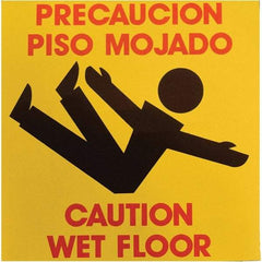 PRO-SAFE - Cone & A Frame Floor Signs Shape: Square Type: Restroom, Janitorial & Housekeeping - Americas Industrial Supply