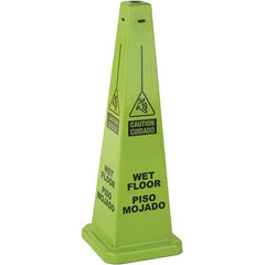 PRO-SAFE - Cone & A Frame Floor Signs Shape: Cone Type: Restroom, Janitorial & Housekeeping - Americas Industrial Supply