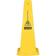 PRO-SAFE - Cone & A Frame Floor Signs Shape: Cone Type: Restroom, Janitorial & Housekeeping - Americas Industrial Supply