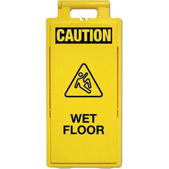 PRO-SAFE - Cone & A Frame Floor Signs Shape: A-Frame Type: Restroom, Janitorial & Housekeeping - Americas Industrial Supply