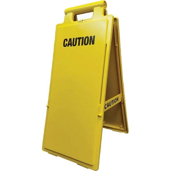 PRO-SAFE - Cone & A Frame Floor Signs Shape: A-Frame Type: Restroom, Janitorial & Housekeeping - Americas Industrial Supply