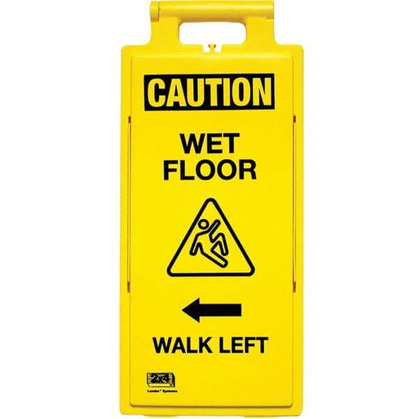 PRO-SAFE - Cone & A Frame Floor Signs Shape: A-Frame Type: Restroom, Janitorial & Housekeeping - Americas Industrial Supply