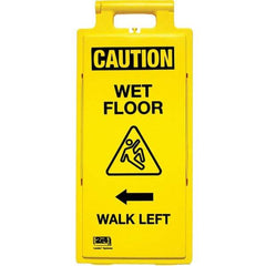 PRO-SAFE - Cone & A Frame Floor Signs Shape: A-Frame Type: Restroom, Janitorial & Housekeeping - Americas Industrial Supply