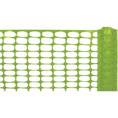 PRO-SAFE - 100' Long x 4' High, Lime Reusable Safety Fence - Americas Industrial Supply