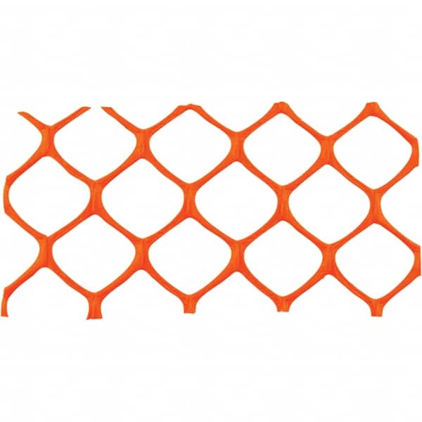 PRO-SAFE - 50' Long x 5' High, Orange Reusable Safety Fence - Americas Industrial Supply