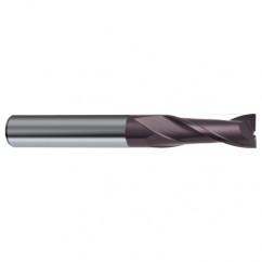 5/8 Dia. x 5 Overall Length 2-Flute Square End Solid Carbide SE End Mill-Round Shank-Center Cut-Firex - Americas Industrial Supply