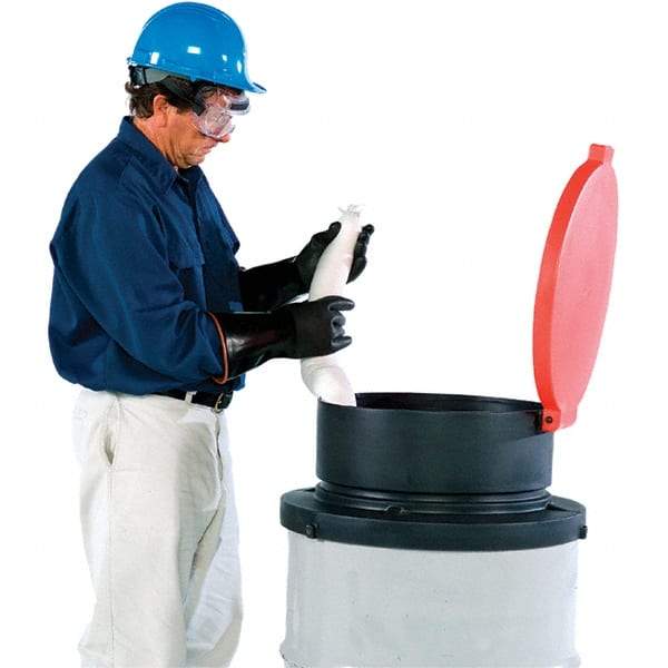 UltraTech - 11" High x 24-1/2" Diam, Polyethylene, Open Head Funnel - 5 Gal Drum/Pail Capacity - Americas Industrial Supply