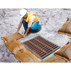 UltraTech - 750' Long" x 19" Wide Gravel Bag - Orange Geotextile, For Stormwater - Americas Industrial Supply