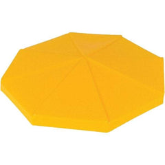 UltraTech - 3-1/2" High x 25" Diam, Polyethylene, Manual Closing Funnel Cover - Americas Industrial Supply