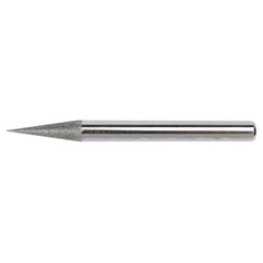 1/8″ × 3″ Electroplated Diamond Hone-150 Grit; 6 Degree Included Angle - Americas Industrial Supply