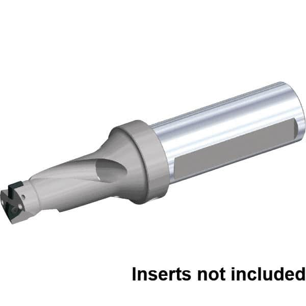 Kennametal - 1-1/2" Max Drill Depth, 2xD, 3/4" Diam, Indexable Insert Drill - 2 Inserts, 1" Shank Diam, Flange Shank - Americas Industrial Supply