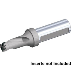 Kennametal - 1-13/16" Max Drill Depth, 2xD, 29/32" Diam, Indexable Insert Drill - 2 Inserts, 1" Shank Diam, Flange Shank - Americas Industrial Supply